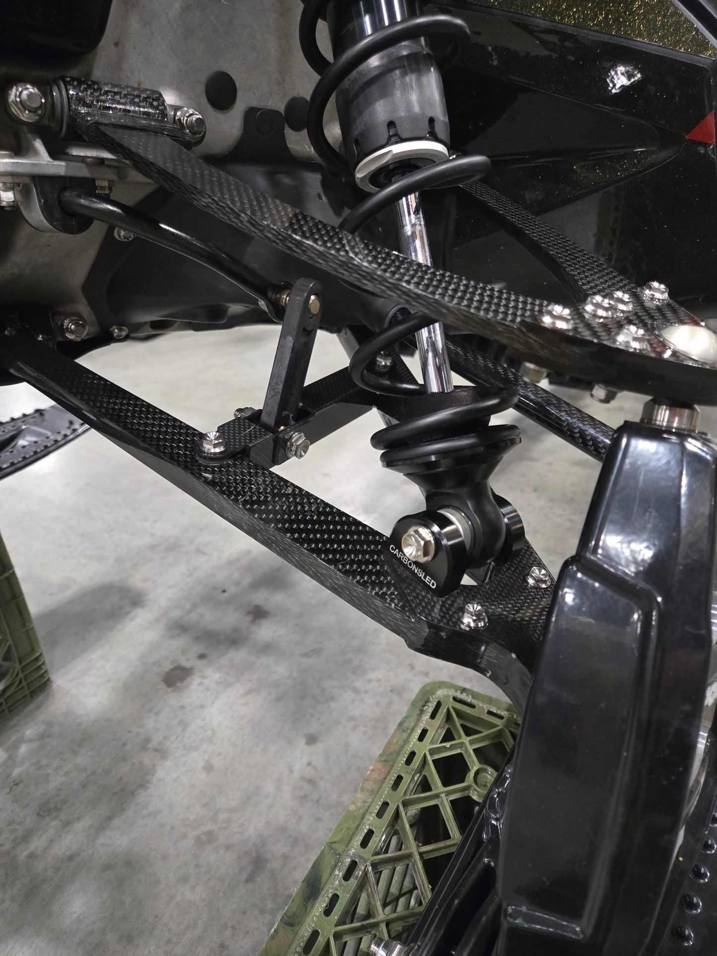Carbon Fiber Polaris 36" Front End Suspension / A-arm Kit - Axys/Matryx