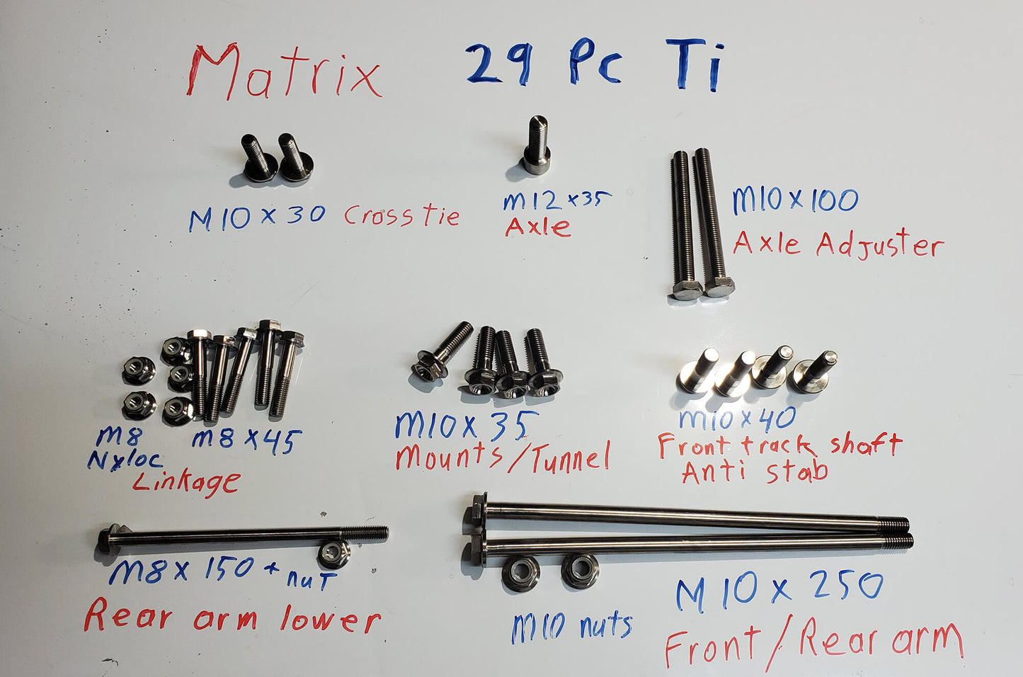 Titanium 6Al-4V Grade 5 Hardware