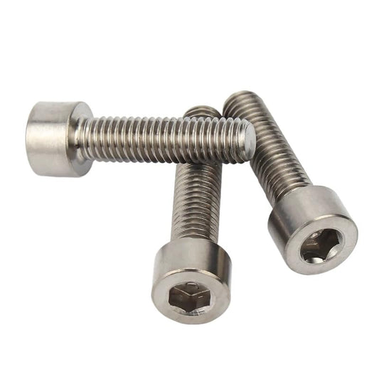 Titanium Socket Head Fasteners | 1.25/1.0 Pitch Fine Thread | 6Al-4V Grade 5 Hardware | Metric